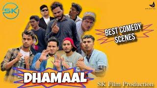 DHAMAAL SPOOF 2024 || Best Comedy Scenes || Cover By SK Film Production || ​⁠@ikrishhnnna_23