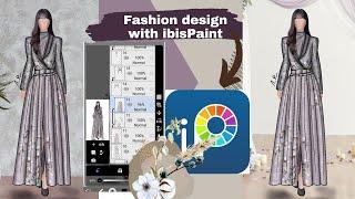 How to design with ibisPaint #fashion #illustration #ibispaint #art #style #design #tutorial #dress