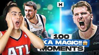SOCCER FAN REACTS TO 100 Must See INCREDIBLE Luka Doncic Highlights & Moments! 