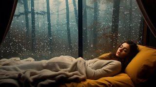 Hoje você terá o melhor sono da sua vida com esse som de chuva forte na janela