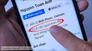 Cách hiện người theo dõi bạn trên Facebook