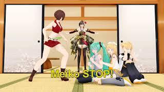 [MMD Talkloid] Meiko's Asian parenting skills