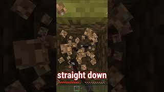 Minecraft But I Dig Straight Down...