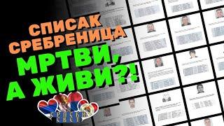 Документовано: СПИСАК ЛАЖНИХ ЖРТАВА У СРЕБРЕНИЦИ #srpskisvet