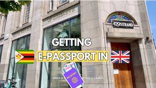 Zimbabwe E-Passport | How to Renew Get Zimbabwean Passport from the UK - Step by Step