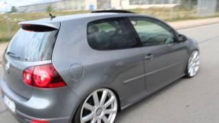 VW Golf 5 GTI R32 Heck Auspuff Links 20Zoll Audi Felgen Bi-Turbo mit Gewinde HD