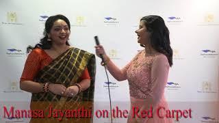 Manasa Jayanthi on The Foundations TV Red Carpet