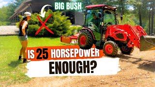 Is A 25 Horsepower Compact Tractor ENOUGH?