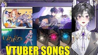 Reacting To Vtuber Songs You Sent Me | GAY PANIC | Hololive, Nijisanji, Globie, V4Miral