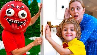 Eva and Friends are alone at home - Safety rules for kids