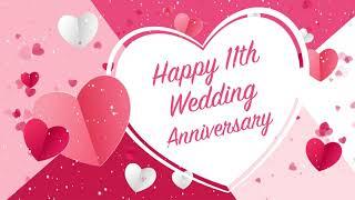 11th Wedding Anniversary Whatsapp Status