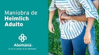 Maniobra de Heimlich Adultos | Clínica Alemana