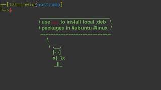 install a local #deb file using #apt in #ubuntu #linux