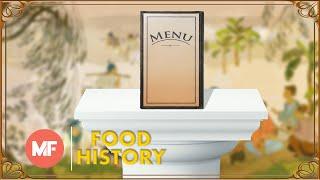 A Brief History of Restaurant Menus