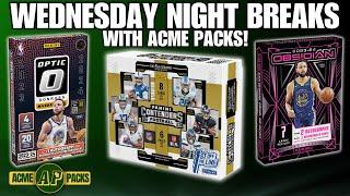 WEDNESDAY NIGHT LIVESTREAM! Sports Card Group Breaks! Football and Basketball!!