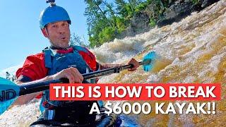 I Almost Broke a $6000 Kayak!  |  P&H Virgo Composite Test and Review