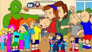 Caillou, Rosie, Daisy, Cody, Emily, & Lily Turns Daillou into a Monster/Grounded