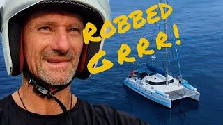 Robbed at a petrol station after sailing to Indonesia - Ep 182