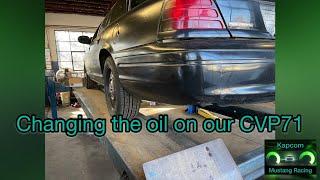 Ford Crown Vic police interceptor (P71) oil change, a "how to", February giveaway 2021 and updates