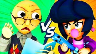 BALDI REMASTERED vs BRAWL STARS - The Movie (Bob Animation All Episodes Compilation Challenge 3D)