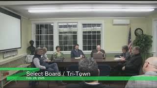 Tri Town Meeting, Feb  24, 2024