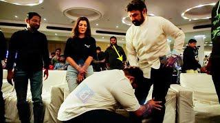 SS Thaman Touched Balakrishna Feet @ Veera Simha Reddy Success Meet | Varalaxmi Sarathkumar | FL