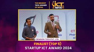 Introducing Crimson Tech Pvt. Ltd. – Finalist for the Startup ICT Award 2024 (Top 5)!