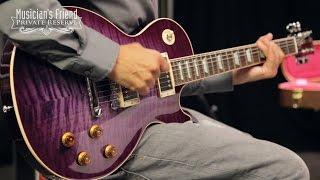 Gibson Custom Les Paul Custom Pro Electric Guitar, Purple Edge Burst