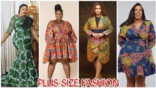 PLUS SIZE ANKARA STYLES 2023//Ankara styles for plus size ladies