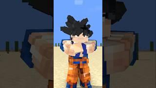 Help Mikey Become Super in Goku Hit Me Challenge #minecraft #minecraftshorts #anime