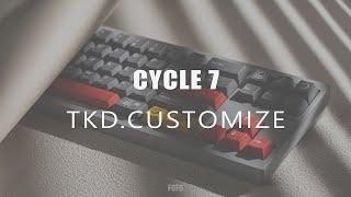 TKD Customize   Cycle7 Customized Keyboard Cotton Free HG Black Immersive Assembly