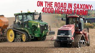 Farming on 4000 ha: Grünlichtenberg Farmers’ Cooperative /Germany (Claas Xerion, John Deere, Kelly)