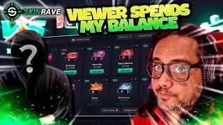 Viewer Spends My Balance On SKINRAVE! 3200 LB, WEEKLY RAKEBACK & GIVEAWAYS!