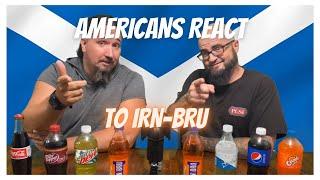 Americans React to Irn-Bru | Scottish Soda #irnbru #scottish