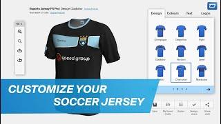 Football/Soccer Jersey Design: How to design your own football/soccer jersey with our configurator