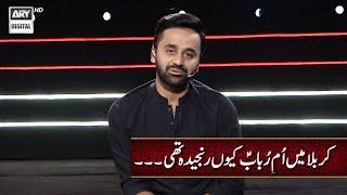 Karbala Mein Umme Rubab (A.s) Kyun Ranjeeda The - Waseem Badami | Shan e Hussain