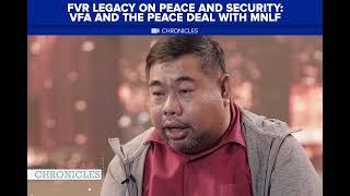 FVR legacy on peace and security: VFA and the peace deal with MNLF