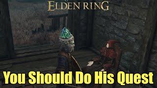 Elden Ring - Gowry's Unalloyed Gold Needle Quest - Figuring Out The Ghost Town Of Sellia Full Guide.