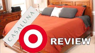 Casaluna bedding set from Target review duvet, duvet cover, jersey sheets and pillows review