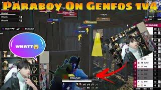  NV Paraboy Shocking Reaction On  BTR GenFos 1v4 Clutch In PMGC 2023 !!