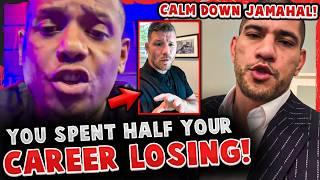 Jamahal Hill GETS HEATED w/ Michael Bisping + Alex Pereira tells Jamahal to CALM DOWN! Tom Aspinall