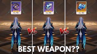 Best Weapon for C0 Neuvillette? AMBER vs TOEF! [Genshin Impact]