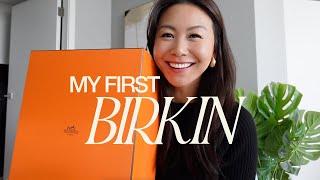 HERMES BIRKIN UNBOXING | how i got it retail, review, specs, mod shots of my 1st B30 (dream bag!)