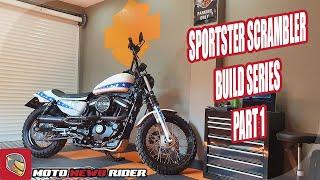 Harley Davidson Sportster Scrambler Build 2020 Part 1