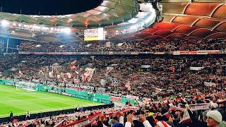 50.000 VfB Fans singen Hymne "Stuttgart kommt!" I Stuttgart vs. Dortmund I DFB-Pokal Dezember 2023