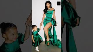 kylie and stormi twinning outfits | #kardashian #jenner #kyliejenner #stormi #top10quest #shorts