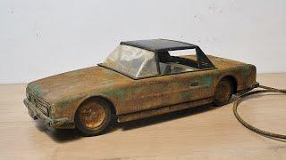 RESTORATION of an old TOY made in 1970. Amazing RESTORATION OF a toy CAR.