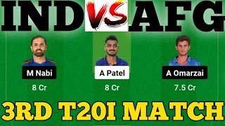 IND vs AFG || IND vs AFG Prediction || India VS Afganistan 3RD T20I Match