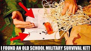 How To Build A Military Survival Kit Using An Old School Military Survival Manual From 1985!