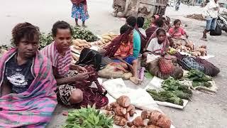 Pasar tradisional  di Wamena Papua